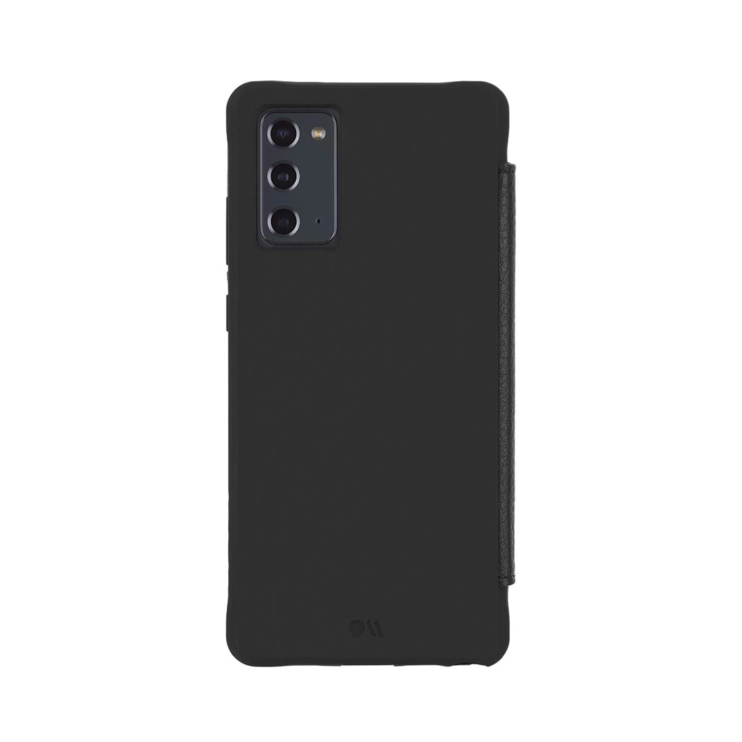 Samsung Note 20 Wallet Folio Case – Black | Case-Mate Protective Cover with Card Holder & Drop Protection