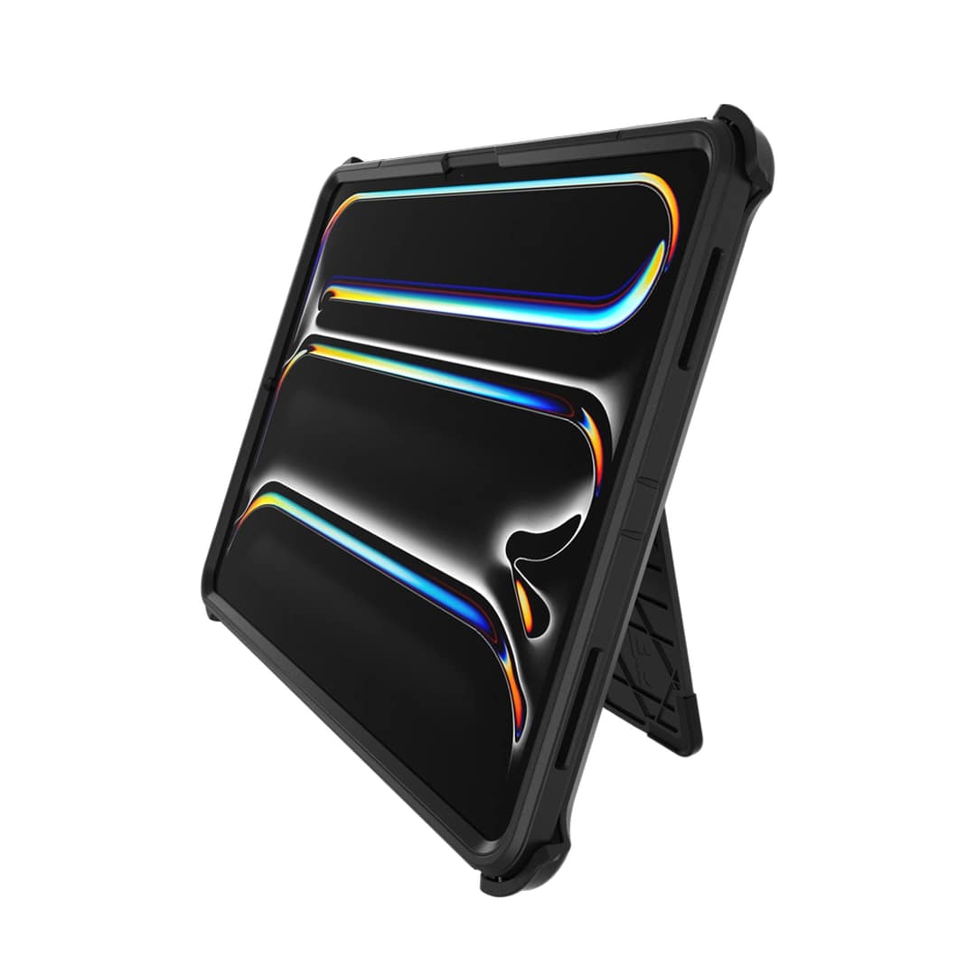 iPad Pro M4 13 Case – Black | OtterBox Defender Series Rugged Protective Case with Multi-Layer Drop Protection & Stand Function