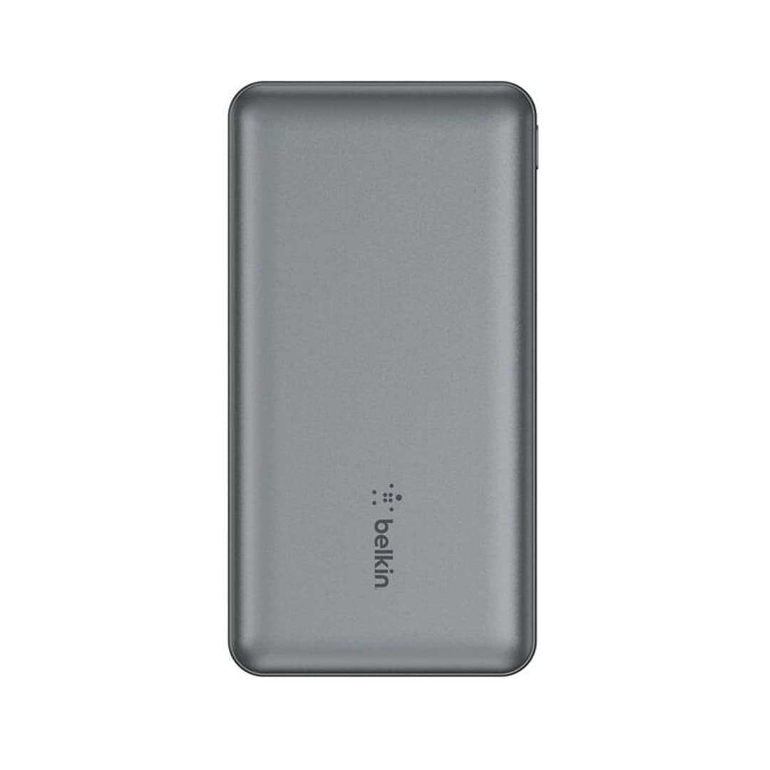 Belkin BoostCharge Power Bank 10K 15W – Space Grey | Fast-Charging Portable Battery with USB-C & USB-A Output