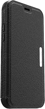 iPhone 12 Mini Case – Black | OtterBox Strada Series, Soft Touch Protective Cover