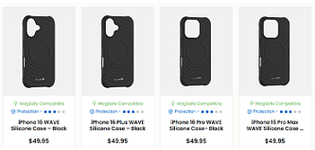 Wave Silicone Case – Soft, Sleek, and Splash-Friendly