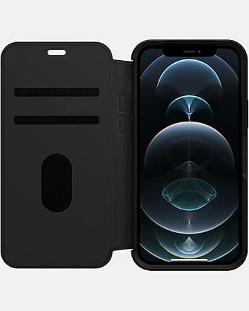 iPhone 12/12 Pro Case – Shadow | OtterBox Strada Series, Soft Touch Protective Cover