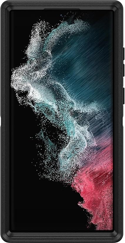 Samsung S22 Ultra Case – Black | OtterBox Defender Series, Soft Touch Protective Cover