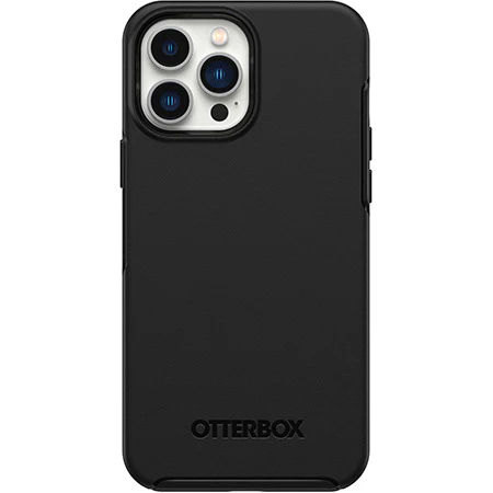 iPhone 13 Pro Max Case – Black | OtterBox Symmetry Series, Soft Touch Protective Cover