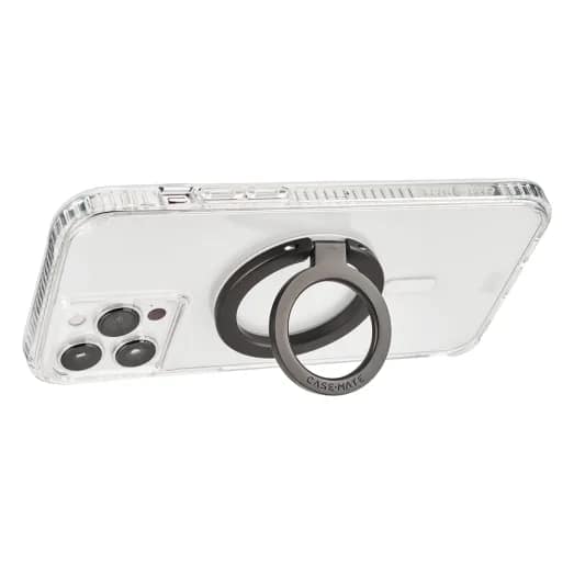 Case-Mate Phone Ring Holder – Matte Black | Mother of Pearl Phone Ring Stand, Rotatable Grip for All Smartphones