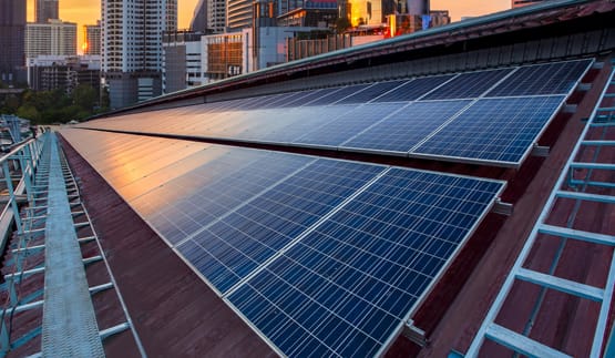 commercial solar panels officer