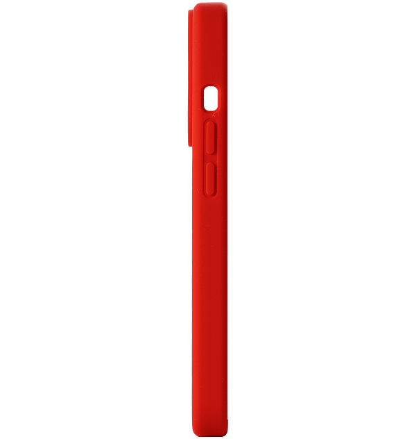 Liquid Silicon Case With Magsafe - Red - Left