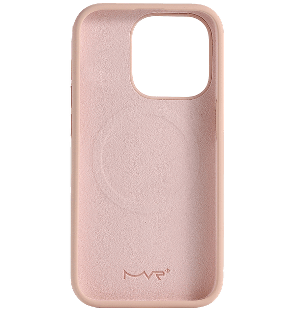 Liquid Silicon Case With Magsafe - Pink Sand - Fornt