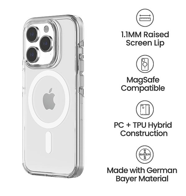 iPhone 15 Nova Case With MagSafe – Clear