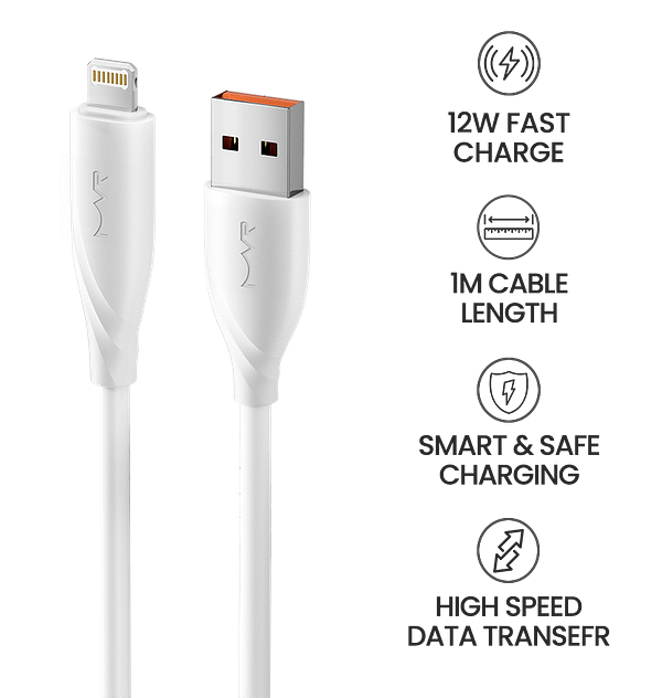 1M Usb-A to Lightning Cable