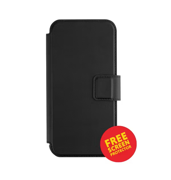 iPhone 17 Air Luxe-Guard Case – Black | MVR Detachable MagSafe Wallet, Premium Protection, Ultra-Slim Design