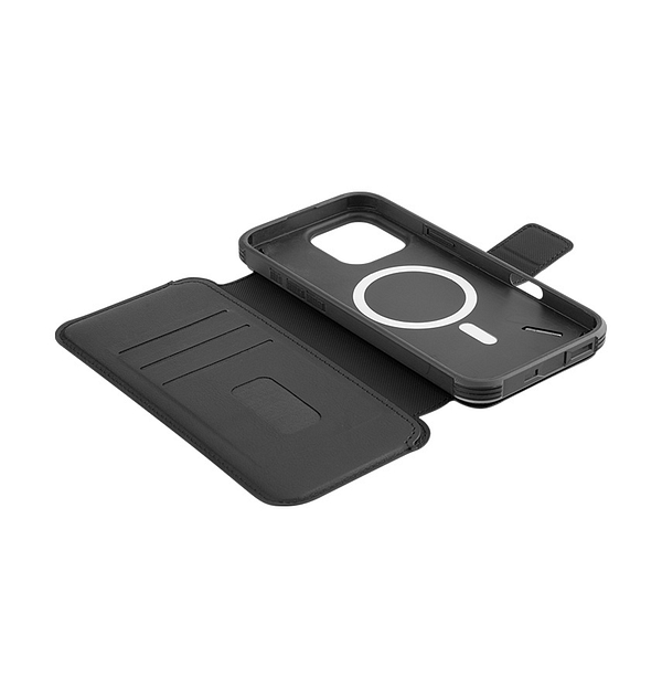 iPhone 17 Pro Case – Black |  MVR Luxe-Guard Detachable MagSafe Wallet, Ultra-Slim, Premium Protection