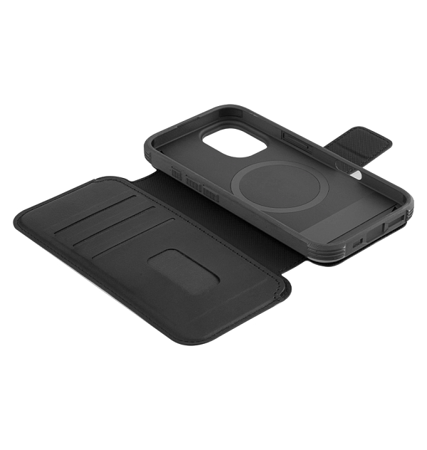 iPhone 17 Pro Max Case – Black |  MVR Luxe-Guard Detachable MagSafe Wallet, Ultra-Slim, Premium Protection