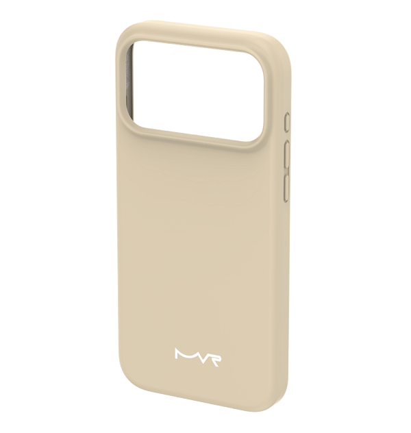 iPhone 17 Pro Max Case – Vanila | MVR Liquid Silicone Soft-Touch Finish, Anti-Slip Grip, Premium Protection
