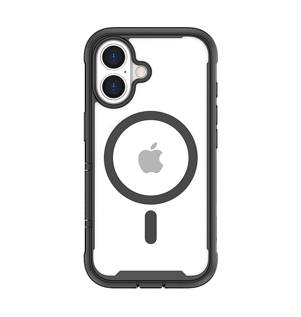 iPhone 16 Case – Black | MVR Robust 360 Cover with Full-Body Protection & Sleek Design