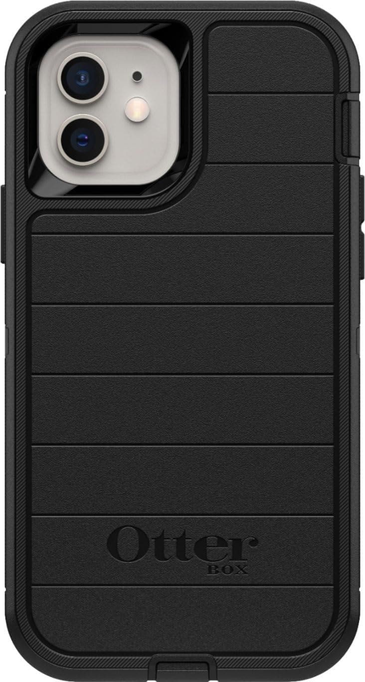 iPhone 12 Mini Case – Black | OtterBox Defender Series, Soft Touch Protective Cover