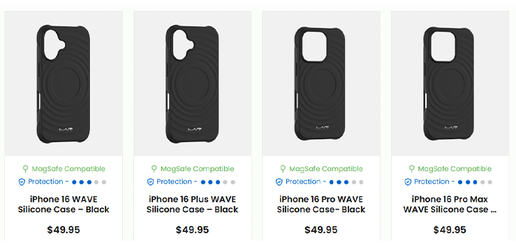 Wave Silicone Case – Soft, Sleek, and Splash-Friendly
