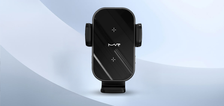 MVR T7 Wireless Car Holder – 15W Double Coil