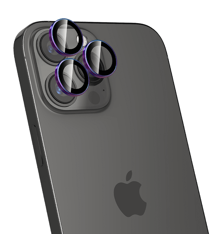 iPhone 16Pro/ 16 Pro Max Saphire Camera Armour – Iridescent