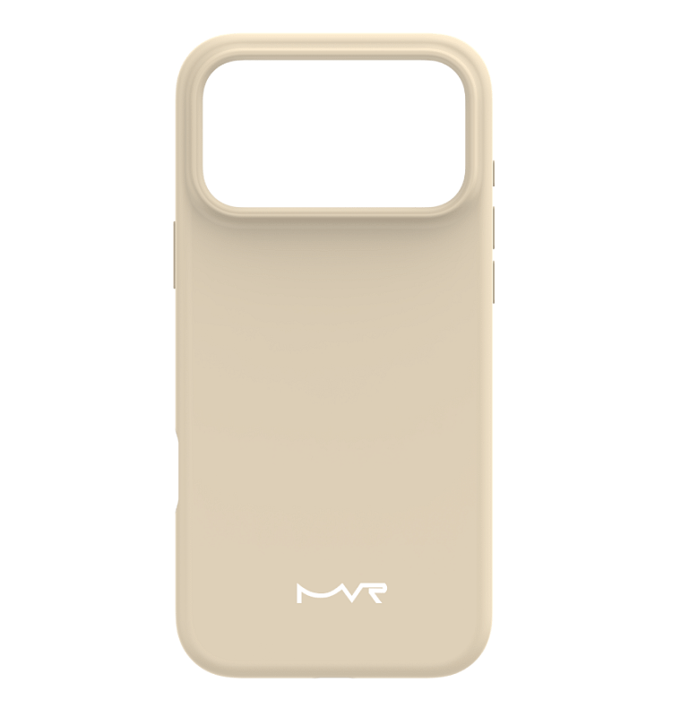 iPhone 17 Pro Max Case – Vanila | MVR Liquid Silicone Soft-Touch Finish, Anti-Slip Grip, Premium Protection