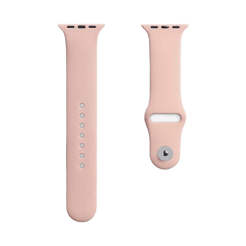 Apple Watch 42/44/45mm TPU band, pink sand, soft and flexible for everyday wear