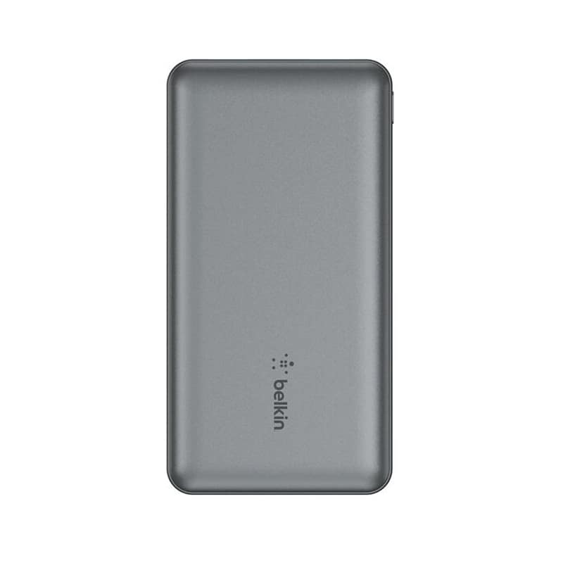 Belkin BoostCharge Power Bank 10K 15W – Space Grey | Fast-Charging Portable Battery with USB-C & USB-A Output