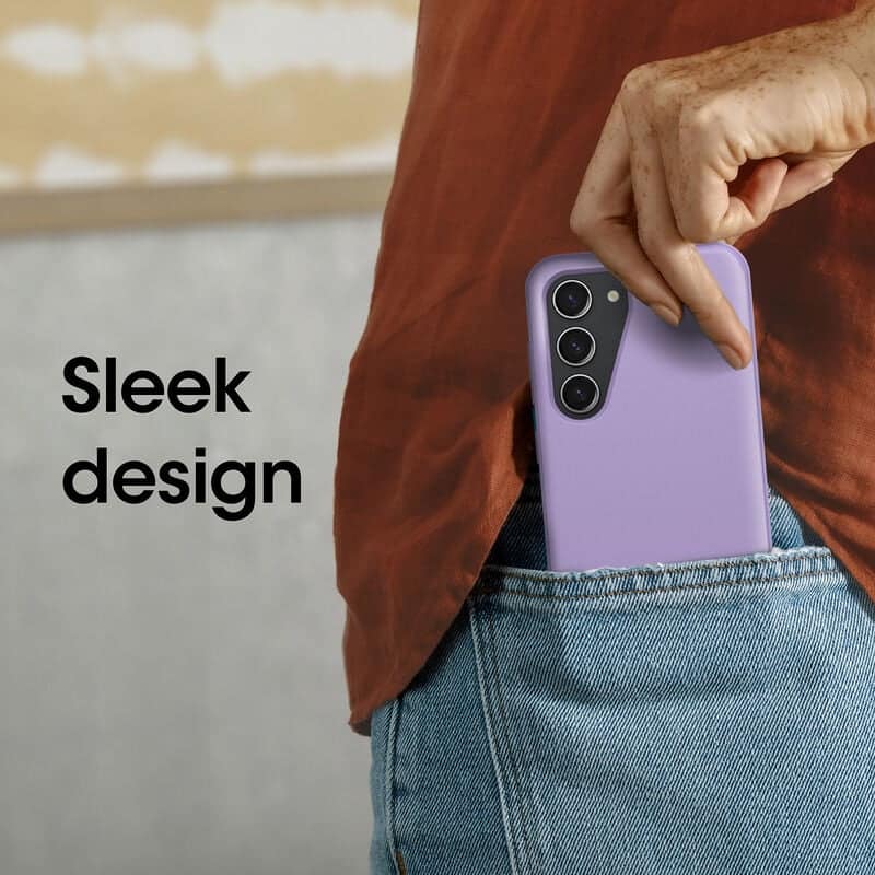 Samsung S23 Case – Lilac (Purple) | OtterBox Symmetry Series, Soft Touch Protective Cover