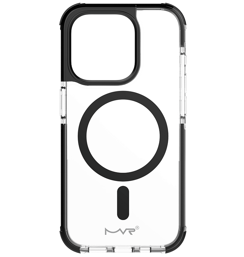 Black MVR Robust back cover for iPhone 13 Pro Max, strong and reliable fit.