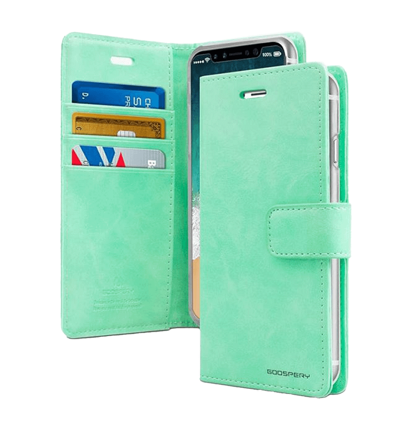 Mint Mercury Bluemoon diary wallet flip case for Samsung Galaxy S23