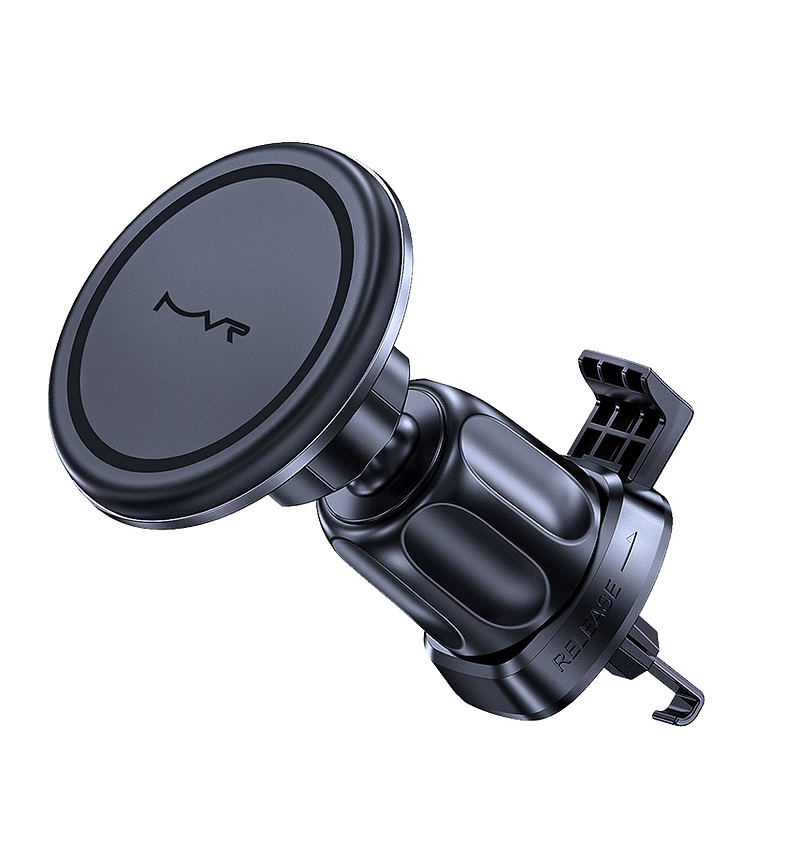 Black T5 MVR 360° Rotation In-Car MagSafe Charging Holder