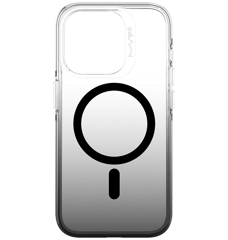 Black Gradient MVR Nova Back Cover for iPhone 15 Pro Max, modern and stylish design