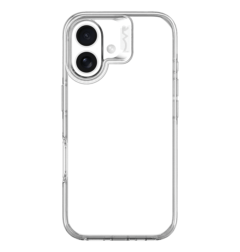 Crystal MVR Nova Back Cover for iPhone 16, clear and protective design