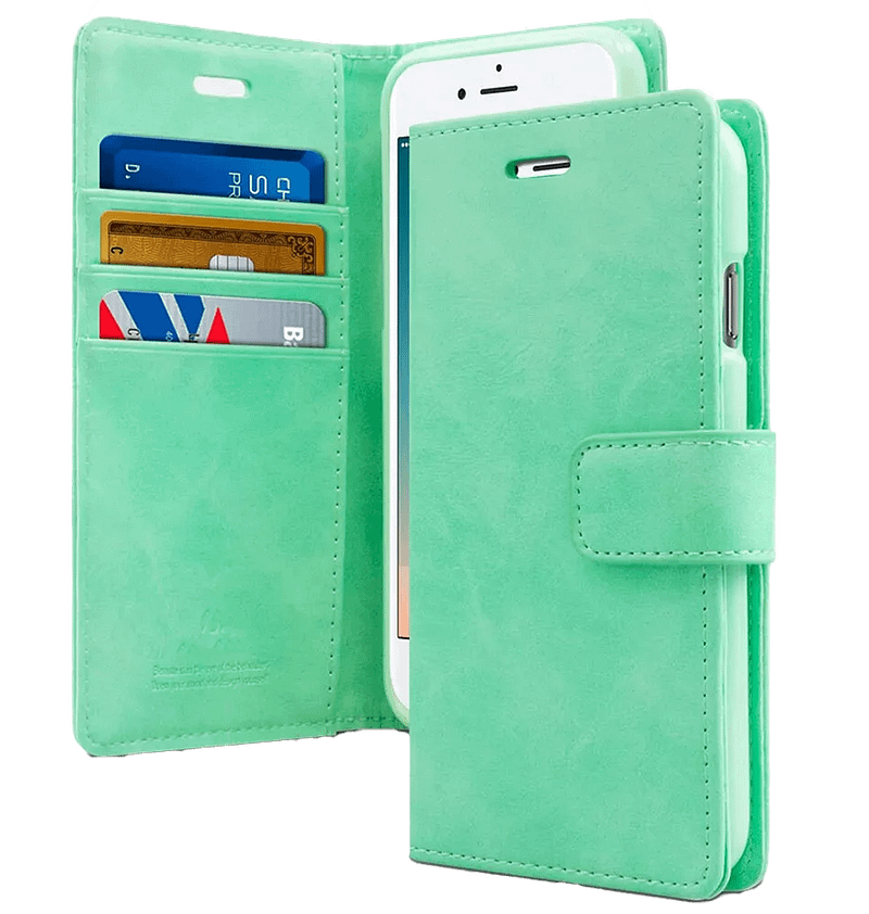 Mint Mercury Bluemoon Diary flip wallet cover for iPhone 12/12 Pro, fresh and stylish