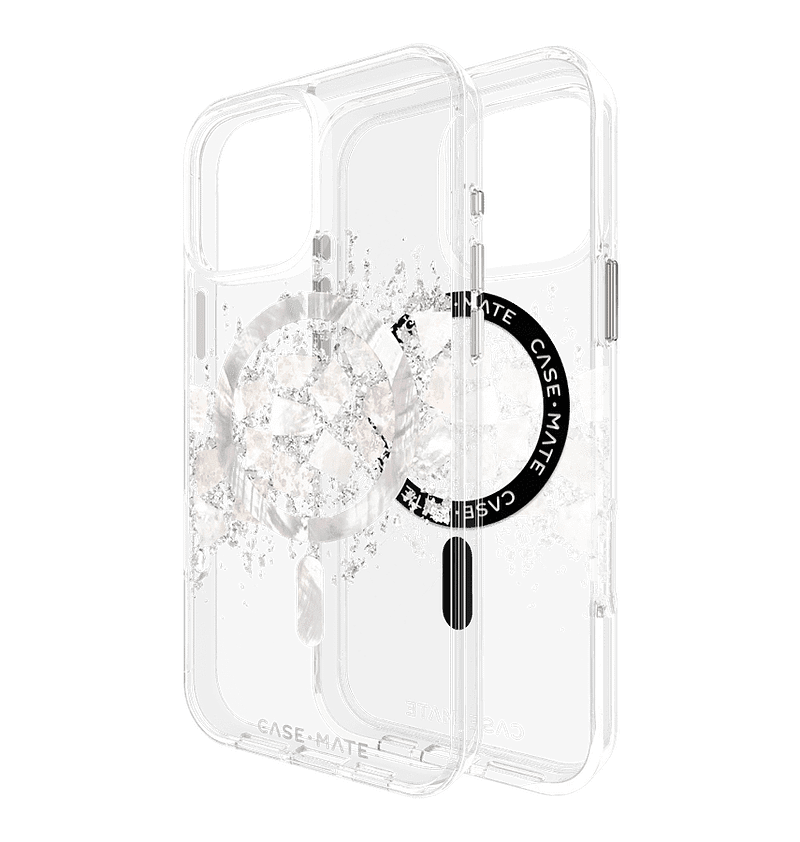 Touch of Pearl Case-Mate Karat MagSafe Back Cover for iPhone 16 Pro Max