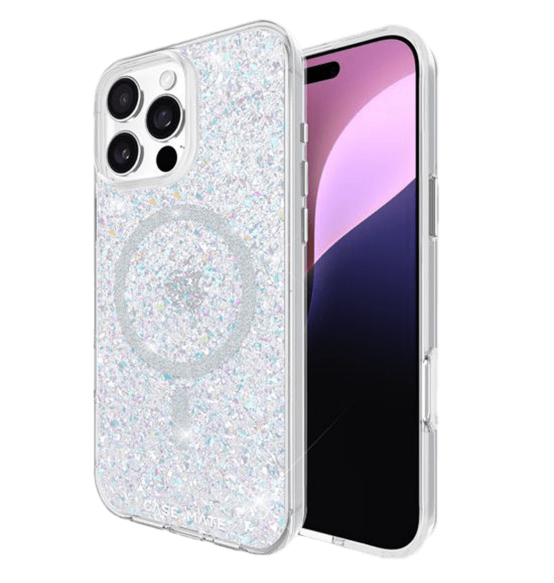 Multi-Colour Case-Mate Twinkle MagSafe Disco Back Cover for iPhone 16 Pro Max