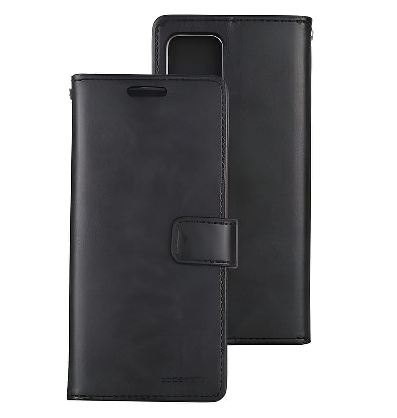 Black Mercury Bluemoon Diary Flip Wallet Case for iPhone 14 Pro, versatile and protective.