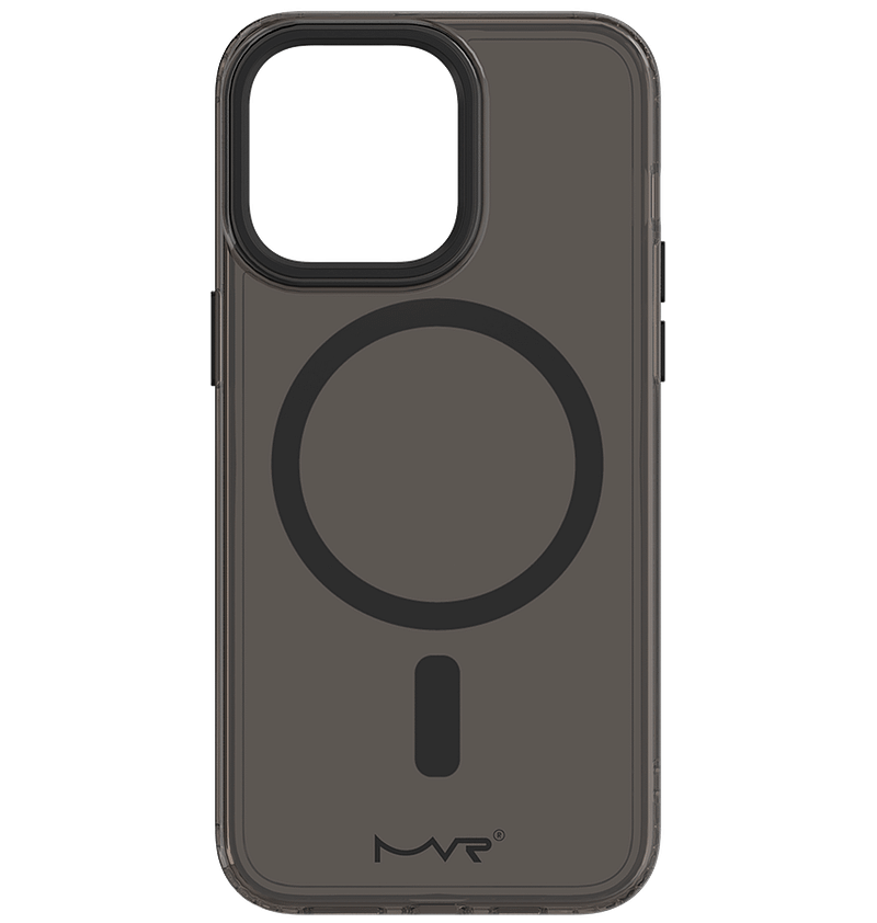Black MVR Impact IMD Back Cover for iPhone 15 Pro Max, tough and modern fit