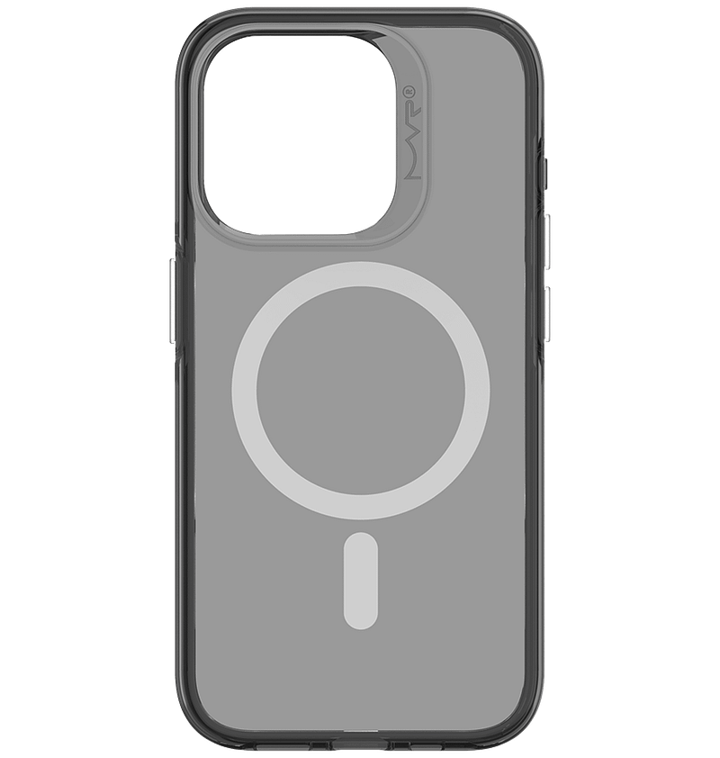 Jet Black MVR Nova Back Cover for iPhone 15 Pro, sleek and smooth design