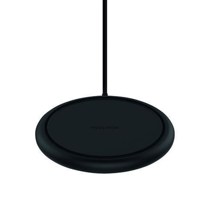 Mophie Dual 10W Wireless Charging Pad/USB Port Phone Charger For Apple/Android - Black