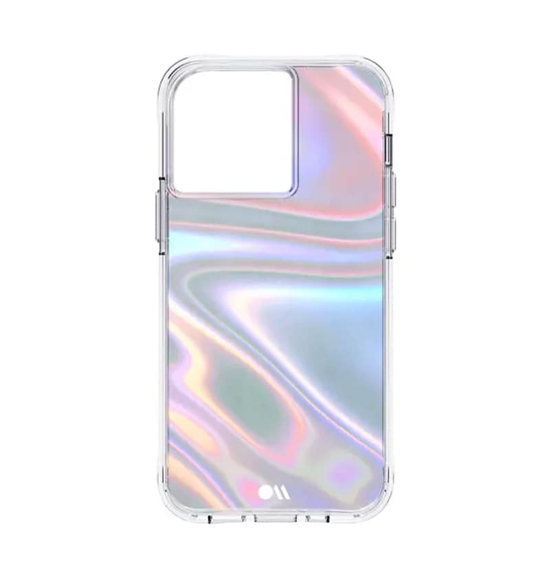 IPHONE 13 PRO CASE-MATE SOAP BUBBLE COVER ANTIMICROBIAL IRIDESCENT