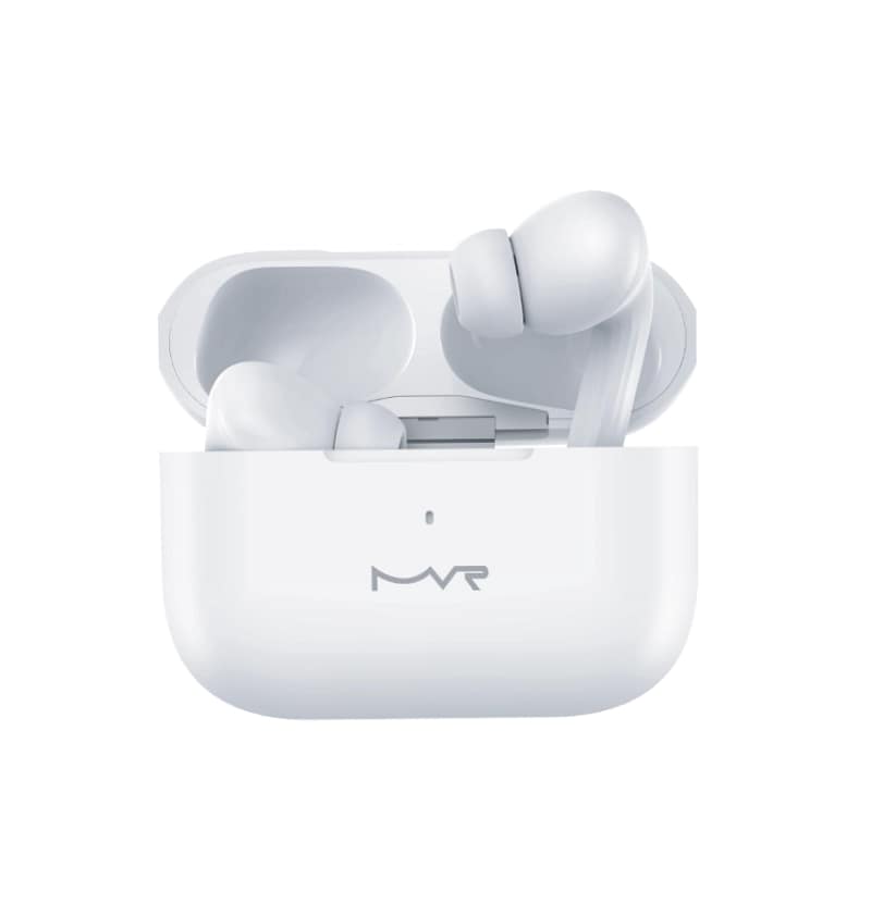MVR ROBIN PRO 2.0 TWS EARPHONES W WIRELESS CHARGING WHITE