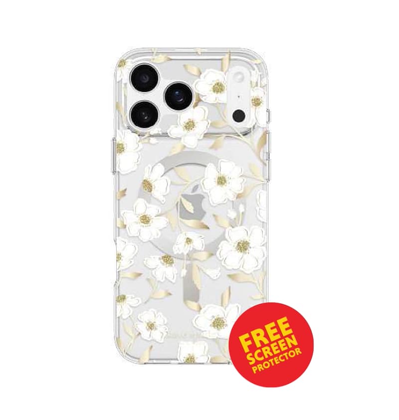 iPhone 17 MagSafe Case – Sunshine | Kate Spade Signature Floral Print, Protective Bumper, Wireless Charging