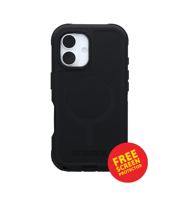 iPhone 17 Case – Black | OtterBox Symmetry Series Slim Profile, 3x Drop Protection, Wireless Charging