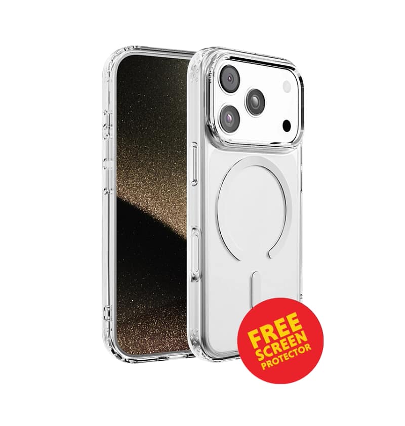 iPhone 17 Pro  Impact IMD Case – Silver |  MVR Durable IMD Design, Scratch Resistant, Lightweight Protection