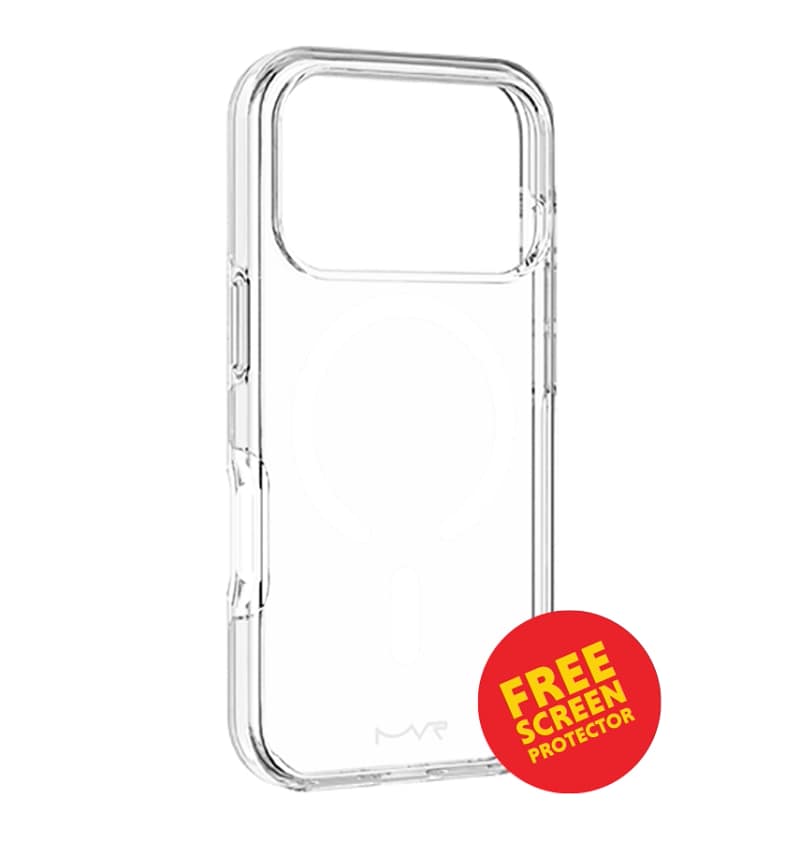 iPhone 17 Pro Nova Case – Clear | MVR MagSafe Compatible, Sleek Transparent Design, Durable Protection