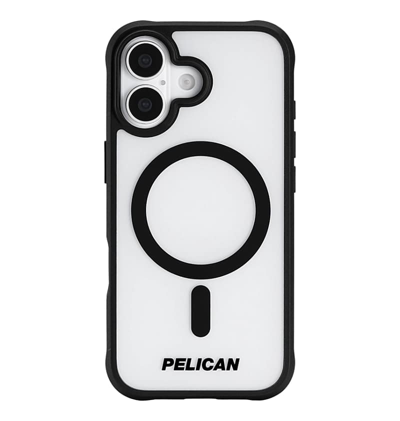 iPhone 17 Case – Clear/Black Frosted | Pelican Ranger MagSafe Cover with Rugged Drop Protection & Stylish Finish