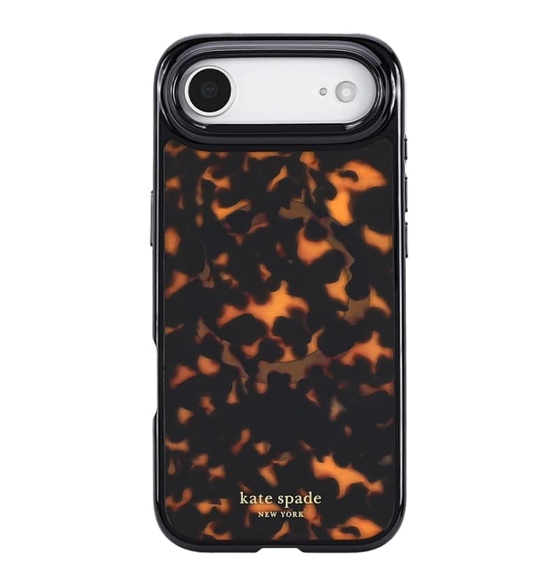 iPhone 17 Air MagSafe Case – Tortoise | Kate Spade Protective Cover with Stylish, Slim & Durable Design