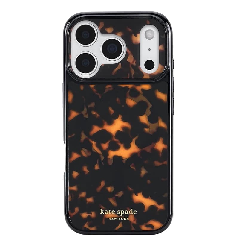 iPhone 17 Pro MagSafe Case – Tortoise | Kate Spade Protective Cover with Stylish, Slim & Durable Design