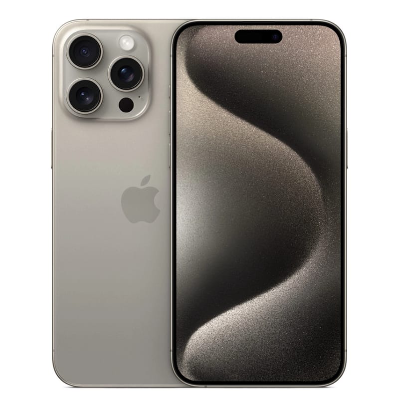 iPhone 15 Pro Max Refurbished 256GB – Natural | Good Condition | 1-Year Warranty