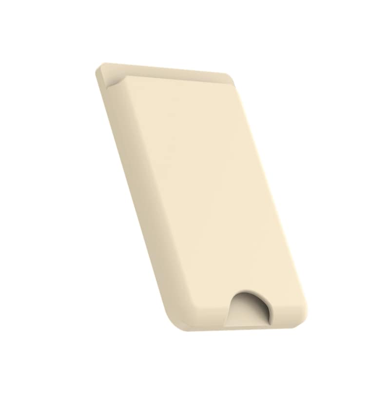 BEETLE Liquid Silicone MagSafe Wallet  – Vanila | Slim Design, Strong Magnetic Hold & Secure Storage